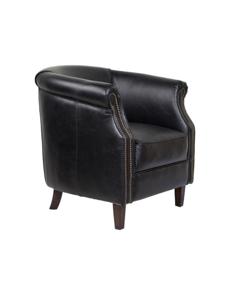 Fauteuil en cuir anglais