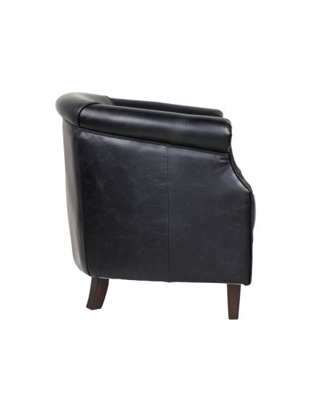 Fauteuil en cuir anglais