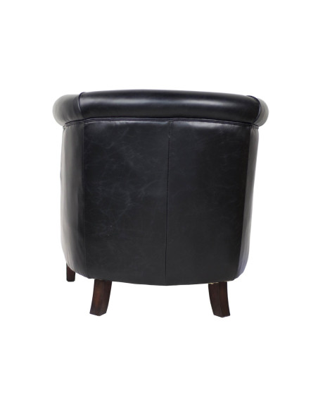 Fauteuil en cuir anglais