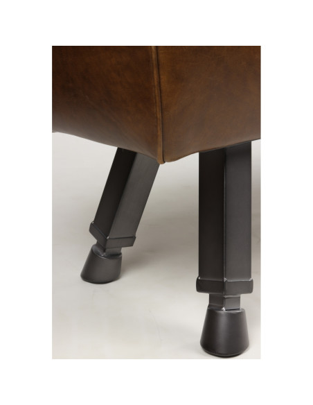 Banc en cheval d’arçon en cuir