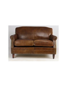 Canapé en cuir de vachette... 2