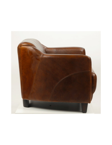 Canapé en cuir vintage Gentleman