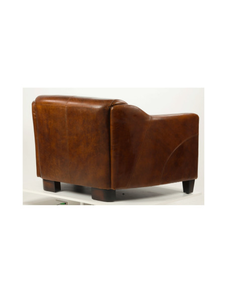 Canapé en cuir vintage Gentleman