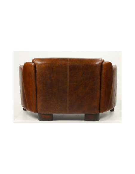 Canapé en cuir vintage Gentleman
