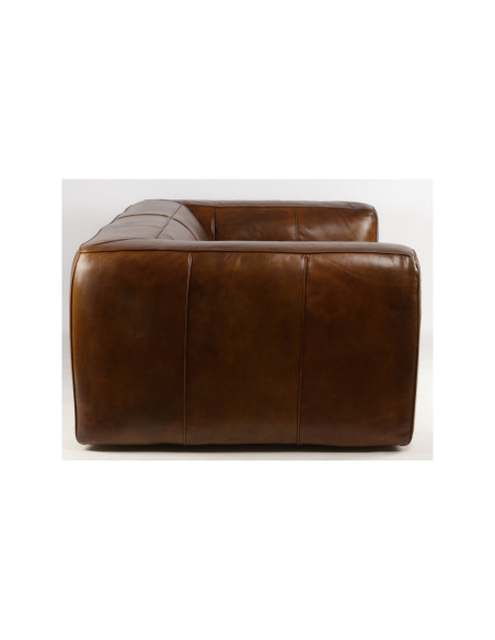 Canapé en cuir épuré très confortable