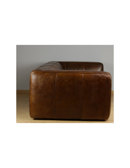 Canapé en cuir épuré très confortable