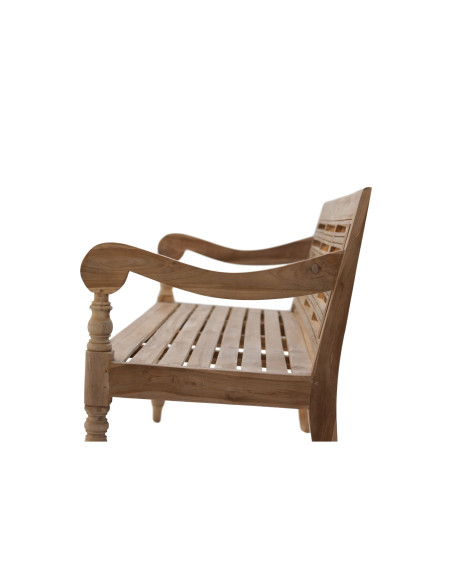 Banc de jardin en teck Risban 160 cm