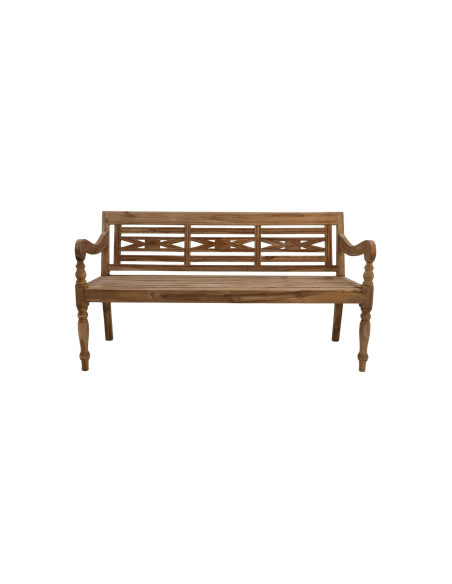 Banc de jardin en teck Risban 160 cm