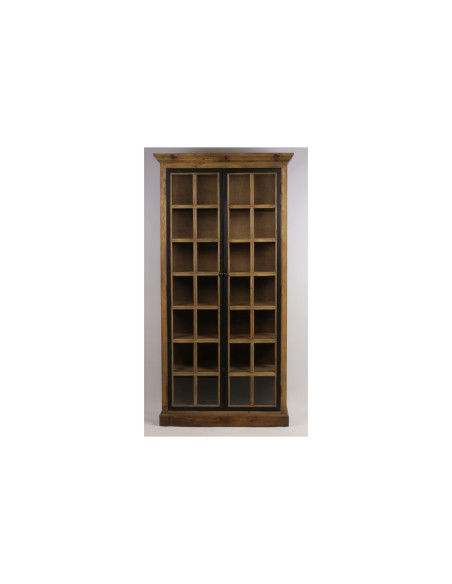 Armoire indus vitrée sur 3 côtés
