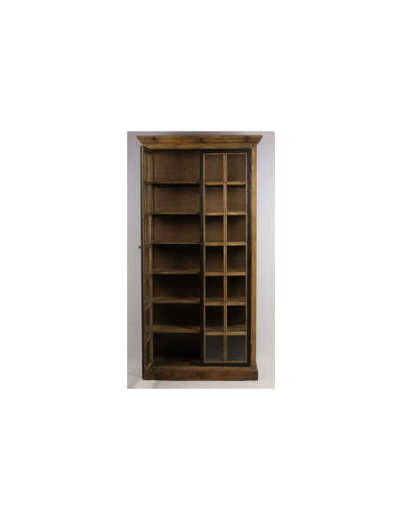 Armoire indus vitrée sur 3 côtés