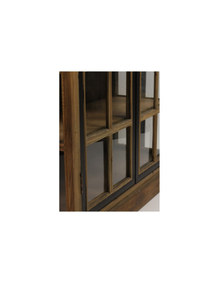 Armoire indus vitrée sur 3 côtés