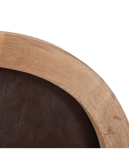 Chaise médaillon bouleau et tissu