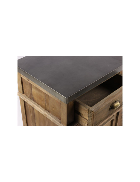 Buffet 10 tiroirs vintage en bois