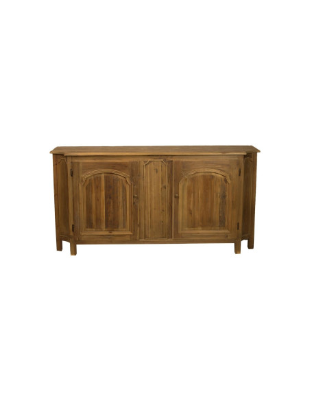 Buffet traditionnel en pin recyclé vieilli