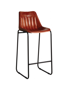 Tabouret de bar en cuir...