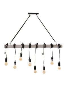 Lustre en métal avec 8...