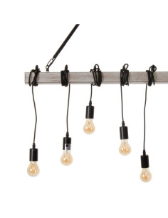 Lustre en métal avec 8... 2