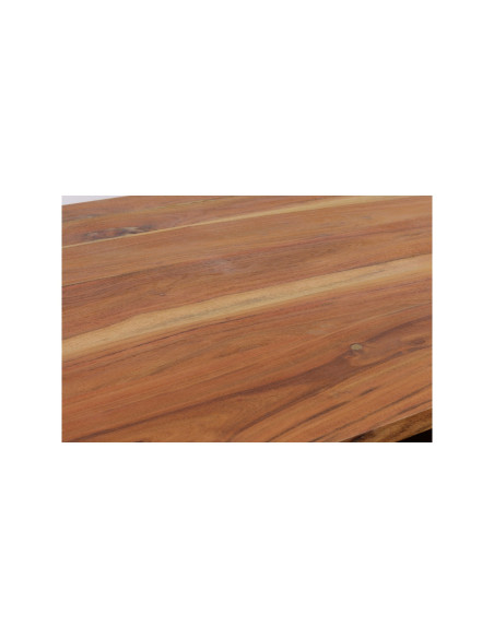 Bureau indus vintage en bois et métal