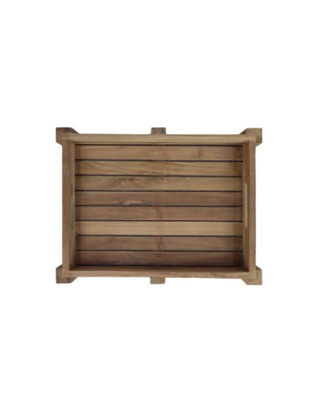 Plateau en bois de teck