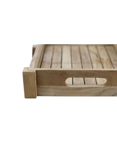 Plateau en bois de teck
