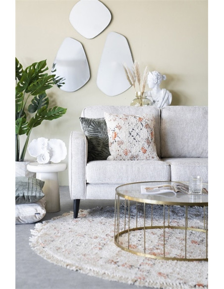 Lot de 3 miroirs organiques biseautés