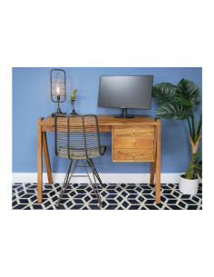 Bureau bois massif 3 tiroirs