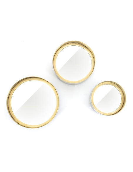 Lot de 3 miroirs ronds