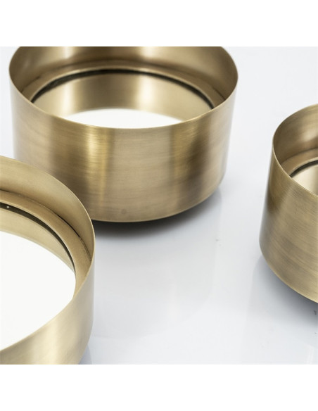 Lot de 3 miroirs ronds