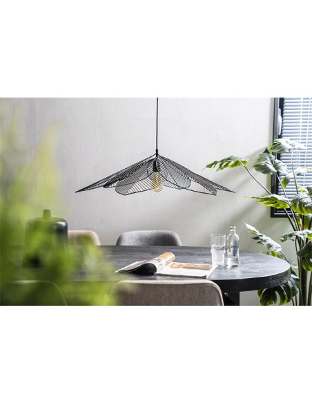 Suspension pétales en métal 85 cm