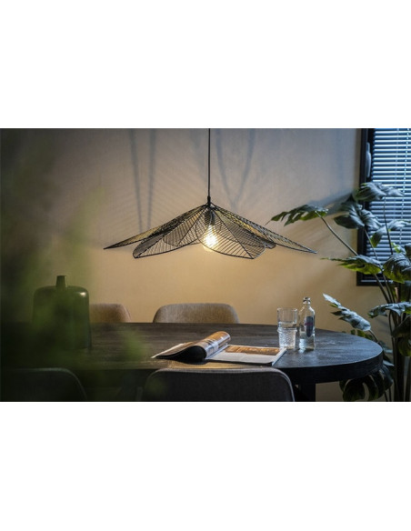 Suspension pétales en métal 85 cm