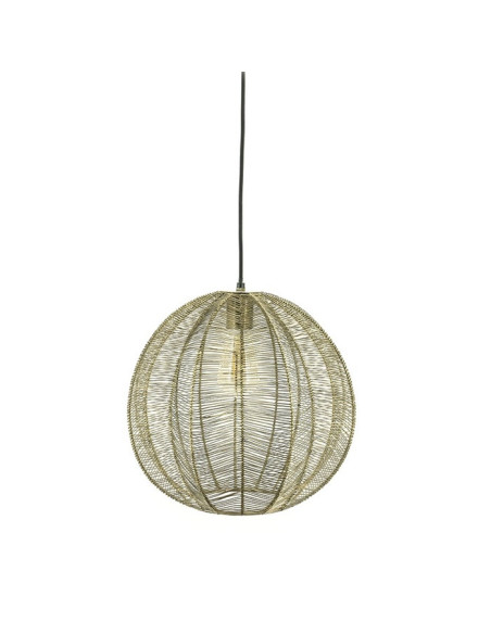 Suspension boule métallique