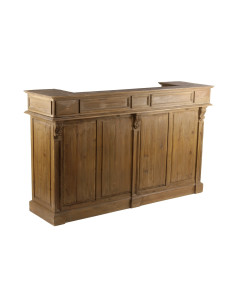 Bar comptoir en bois massif...
