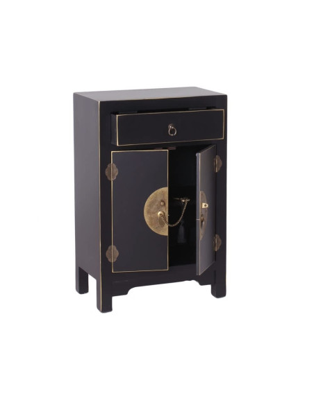 Table de chevet Chinoise Noire
