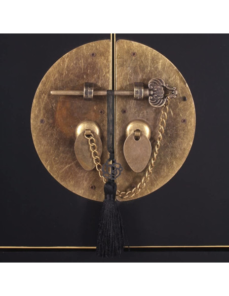 Petite console chinoise en bois Noir