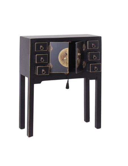 Petite console chinoise en bois Noir