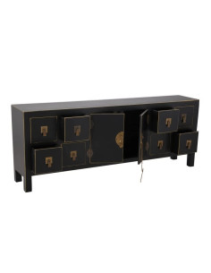 Meuble TV asiatique en bois... 2