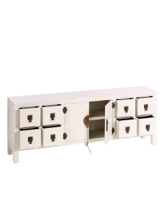 Meuble TV asiatique en bois... 2