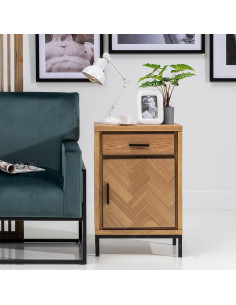 Table de chevet bois et...