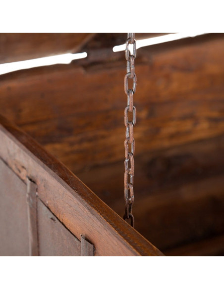 Coffre en teck style ancien