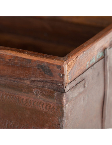 Coffre en teck style ancien