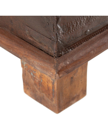 Coffre en teck style ancien