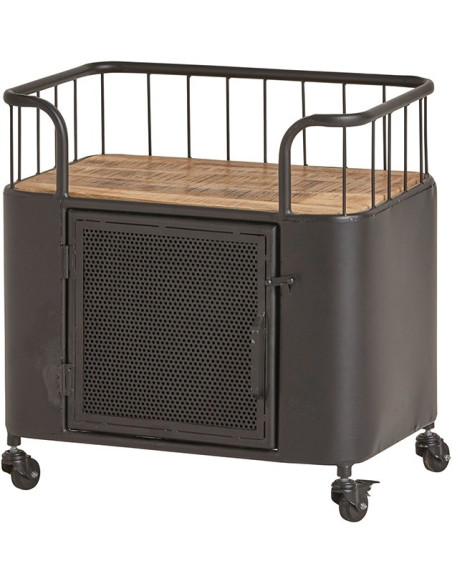 Desserte indus chic sur roulettes