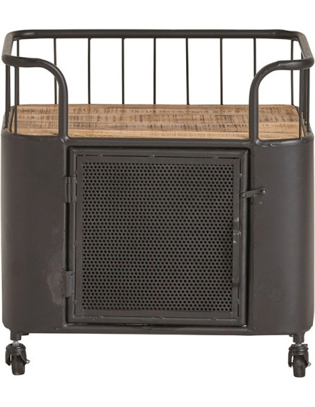 Desserte indus chic sur roulettes