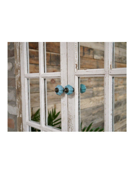 Miroir fenêtre chapeau de gendarme