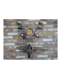 Grande horloge murale moto