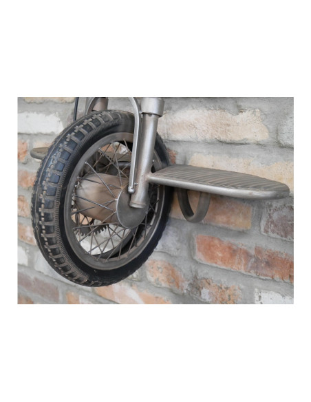 Grande horloge murale moto