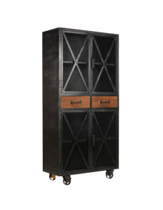 Armoire métallique grise indus