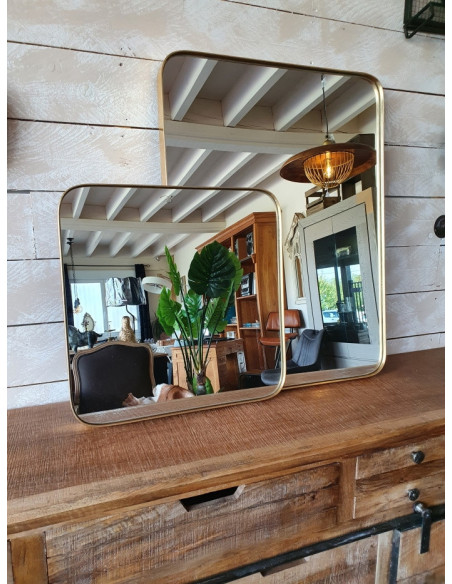 Miroir rectangulaire bouts arrondis 80 cm
