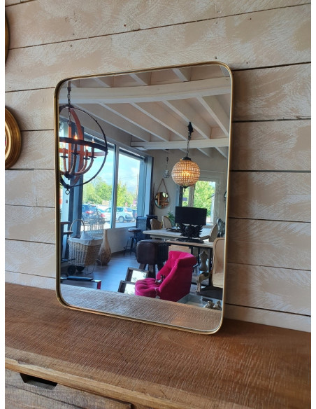 Miroir rectangulaire bouts arrondis 80 cm