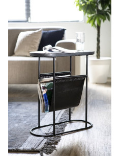 Table d'appoint en marbre...